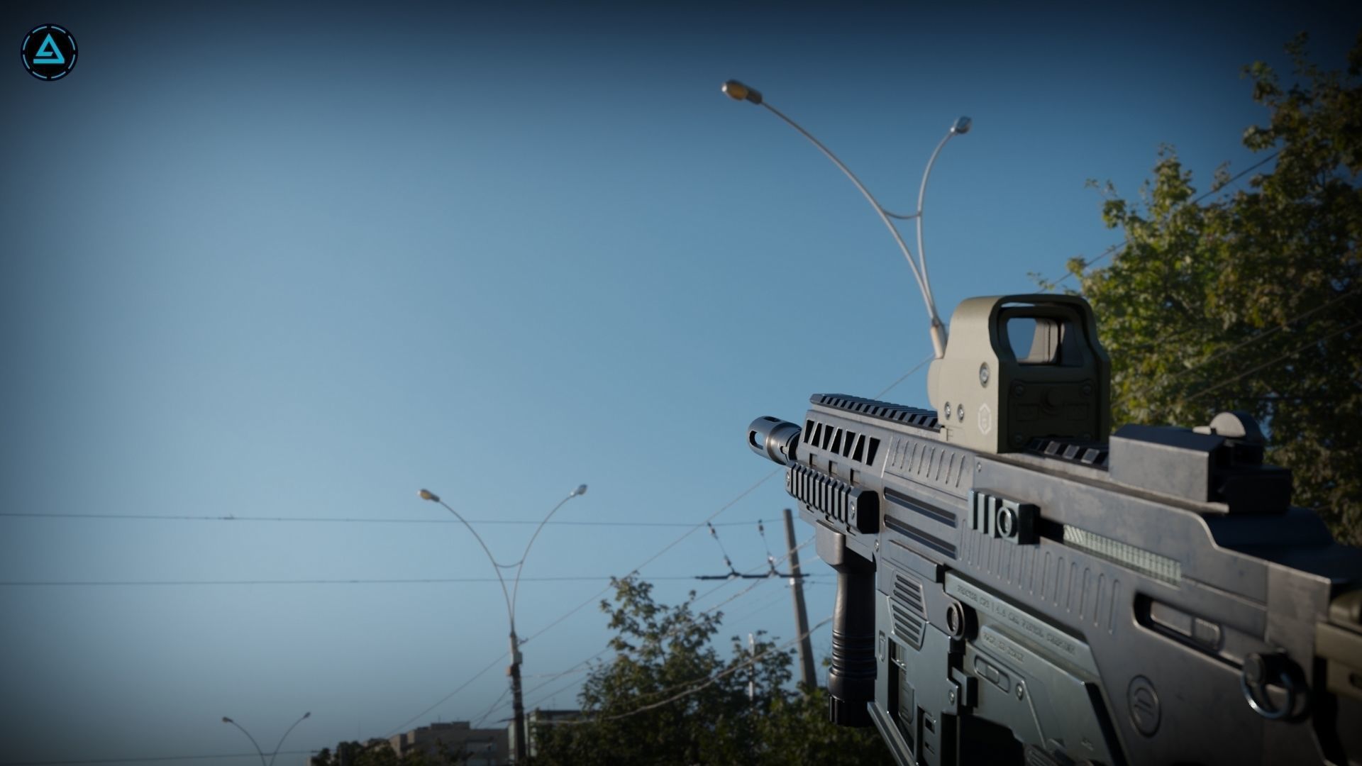 Proctor CP3 SMG Low-poly 3D model_6