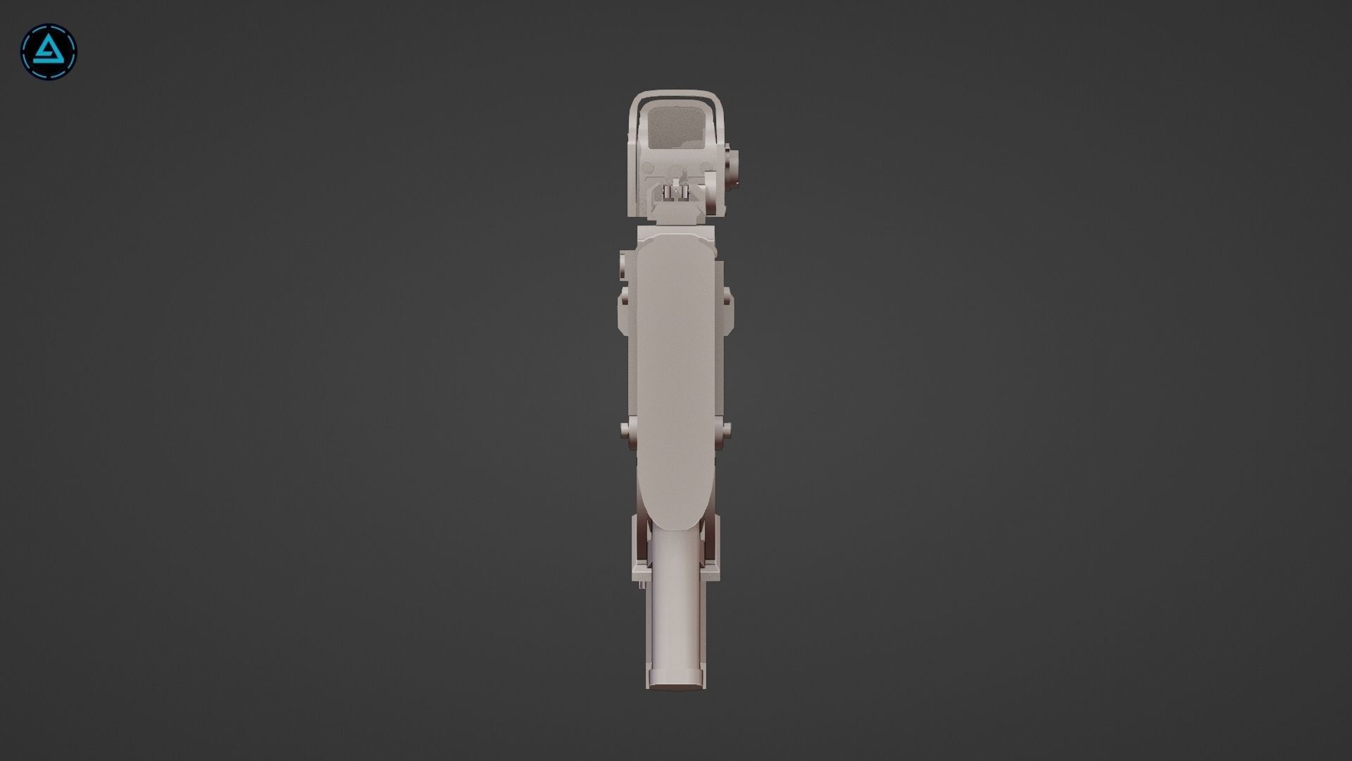 Proctor CP3 SMG Low-poly 3D model_10