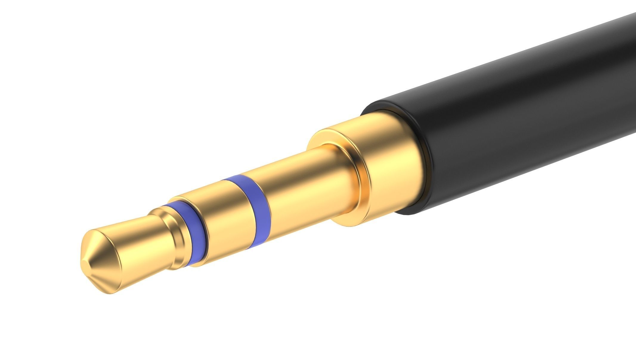 Microphone Port Male 3D model_2