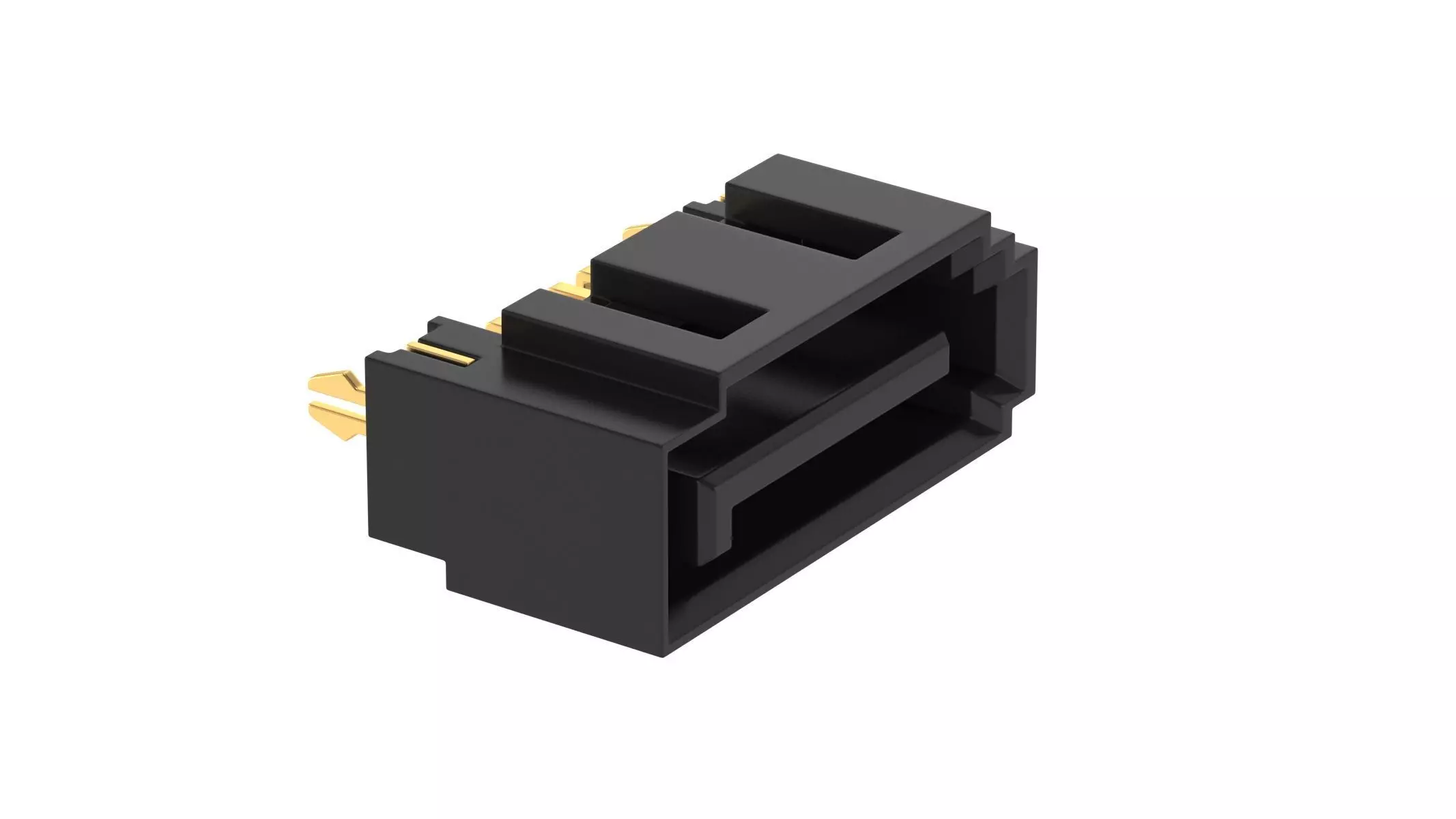  Sata Connector 7 Pin Type B Female 3D model_0