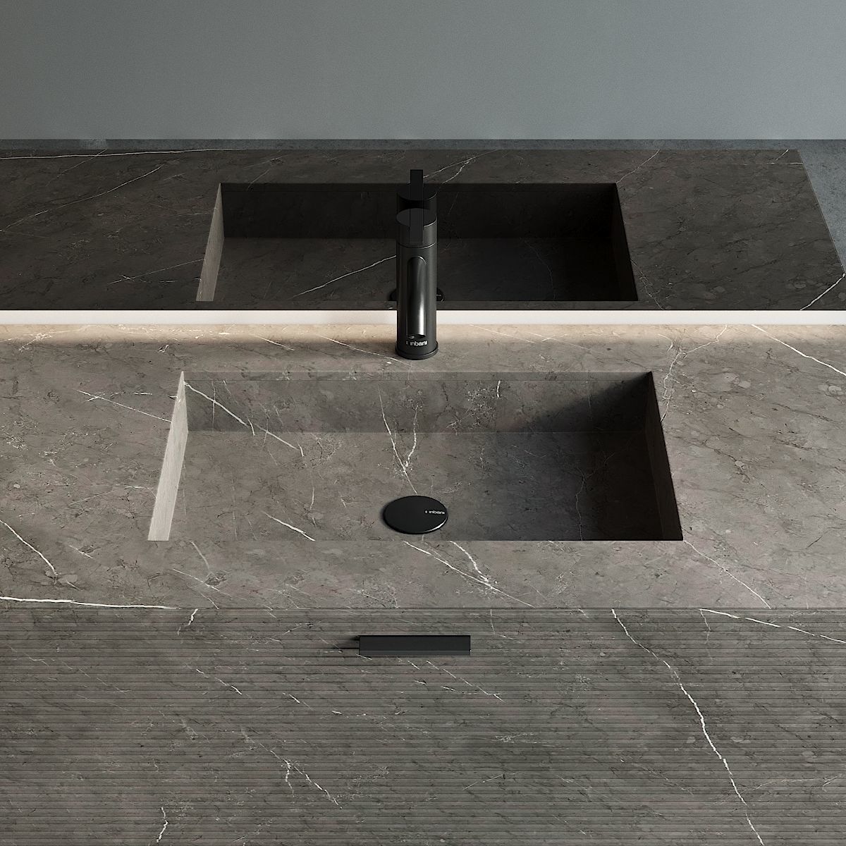 Inbani Grate 03 Vanity Unit Set 3 3D model_2