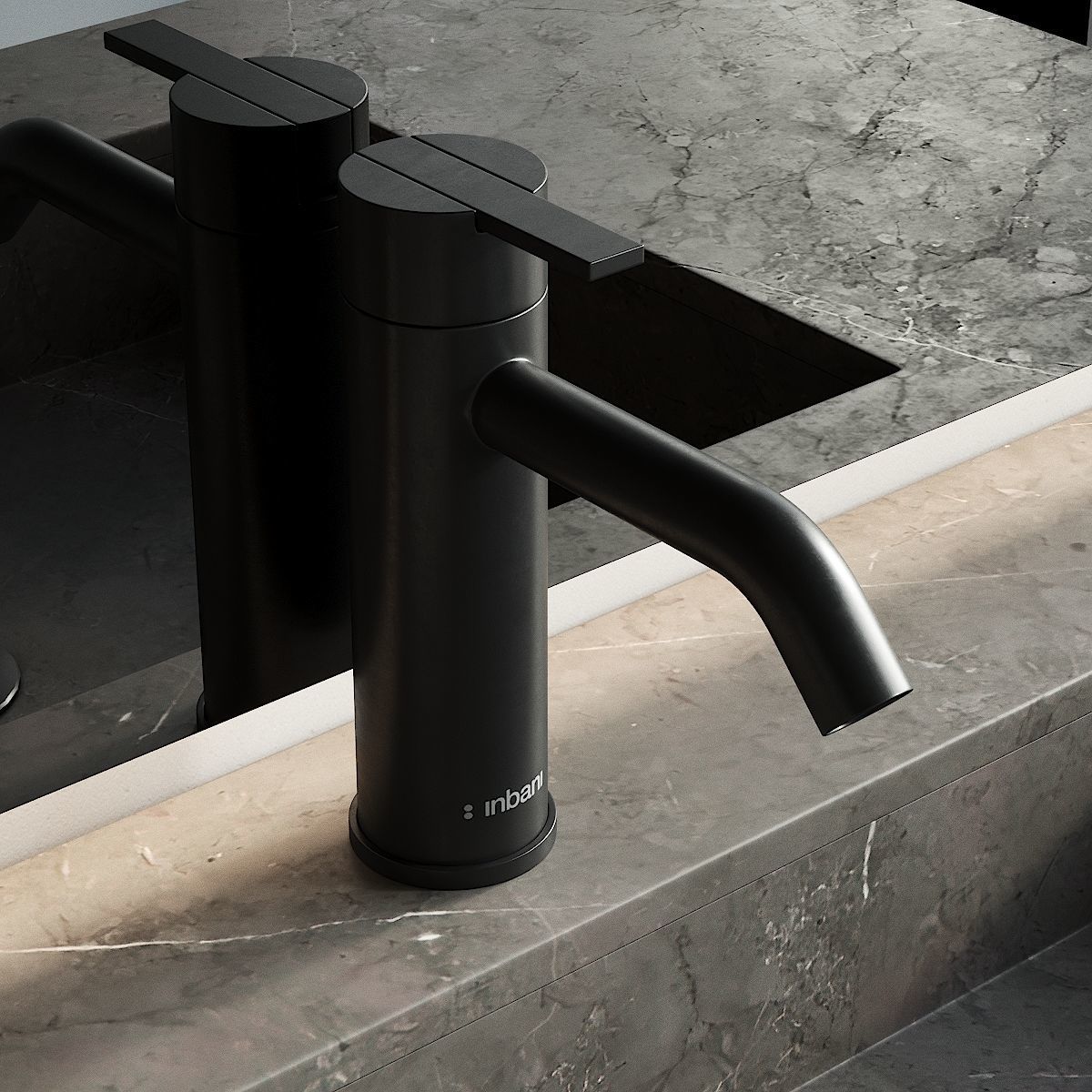 Inbani Grate 03 Vanity Unit Set 3 3D model_3