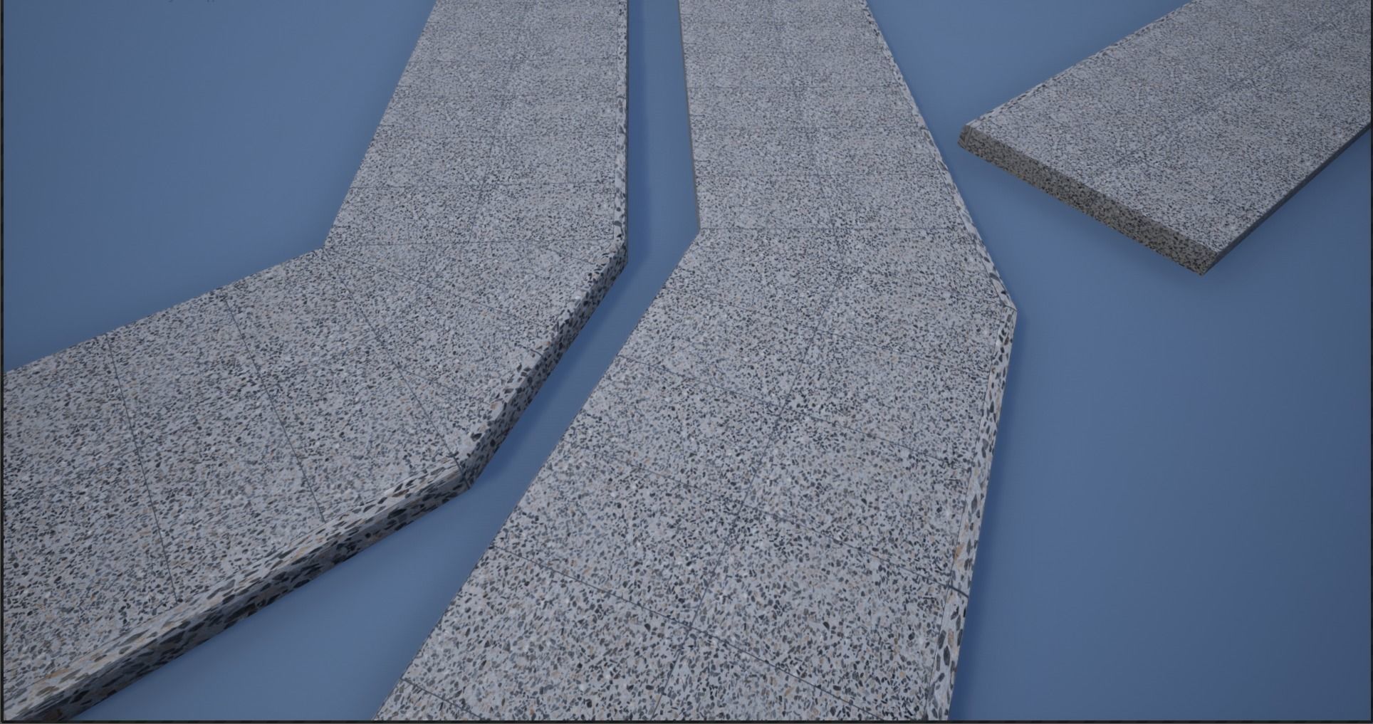 Lowpoly Modular PBR Pavements Low-poly 3D model_13