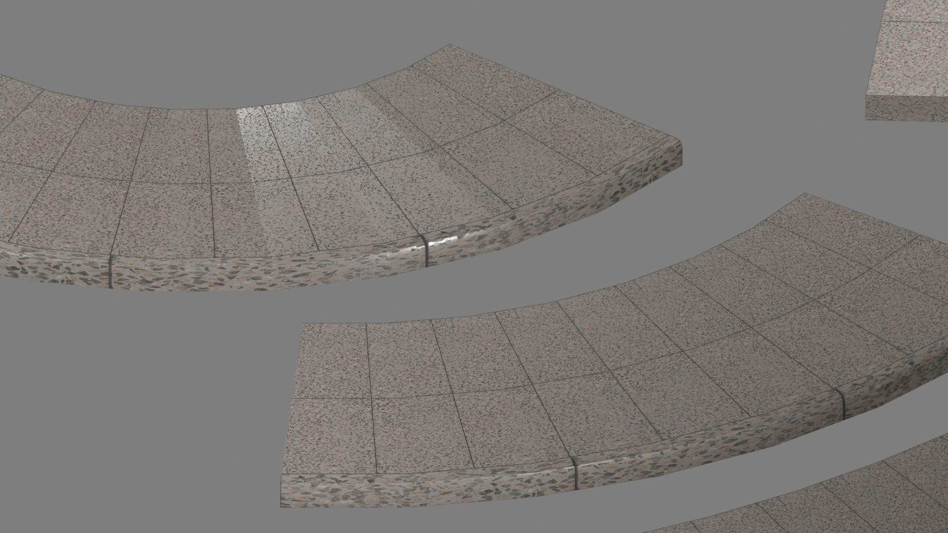 Lowpoly Modular PBR Pavements Low-poly 3D model_24