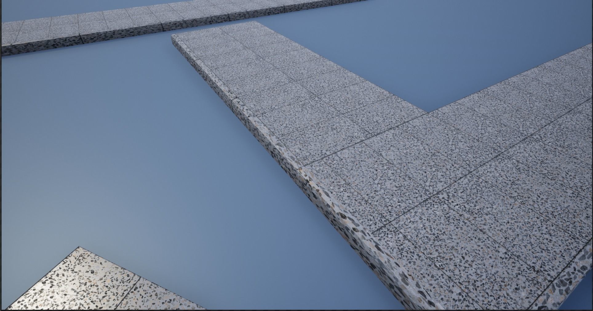 Lowpoly Modular PBR Pavements Low-poly 3D model_3