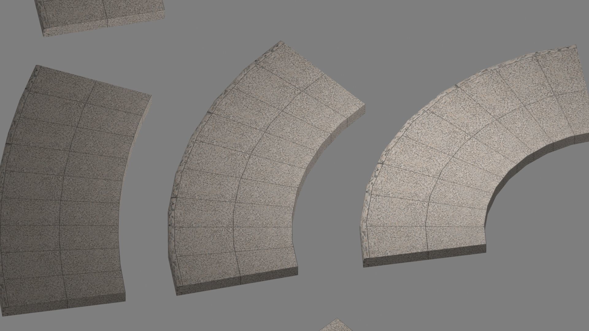 Lowpoly Modular PBR Pavements Low-poly 3D model_26