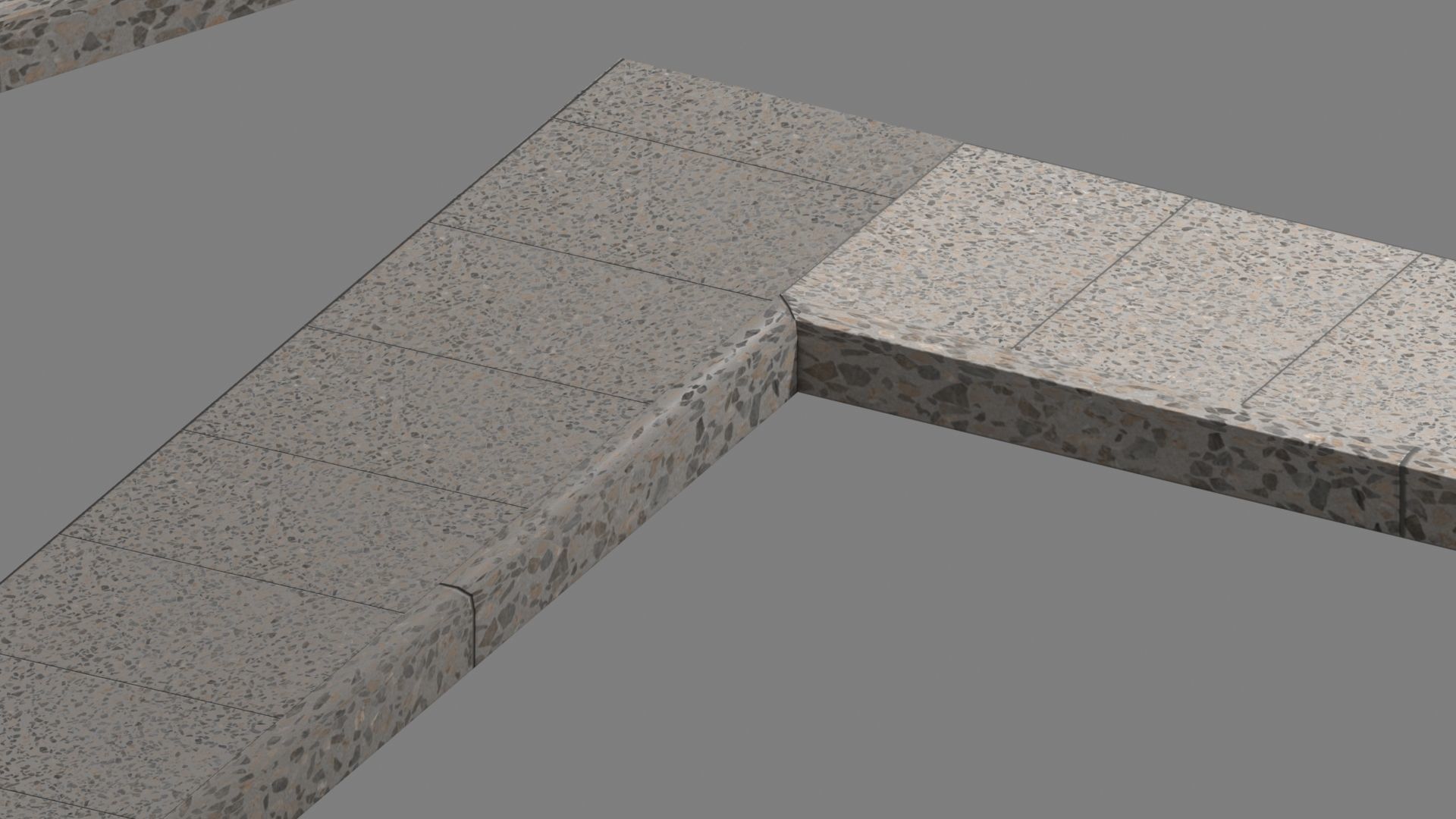 Lowpoly Modular PBR Pavements Low-poly 3D model_19
