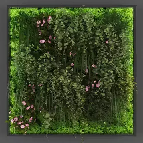 Vertical garden 101 Low-poly 3D model