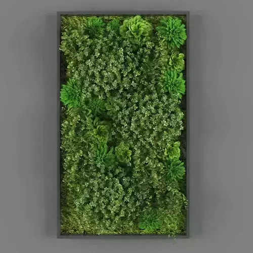 Vertical garden 102 Low-poly 3D model