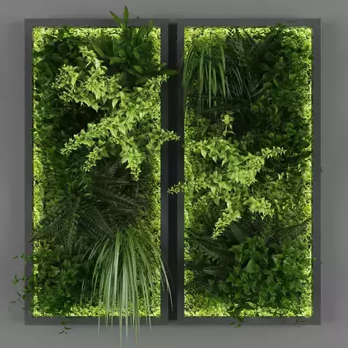 Vertical garden 106 Low-poly 3D model