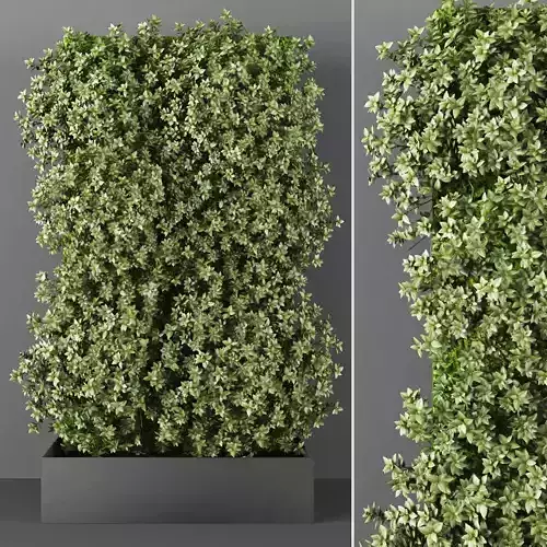 Vertical garden 112 Low-poly 3D model