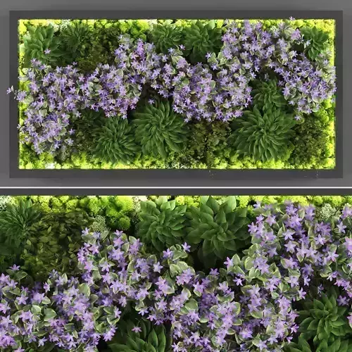 Vertical garden 116 Low-poly 3D model