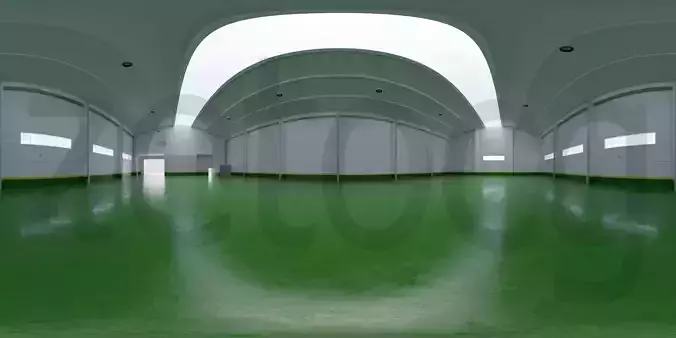 HDRI - Factory Hall Interior 4 Texture