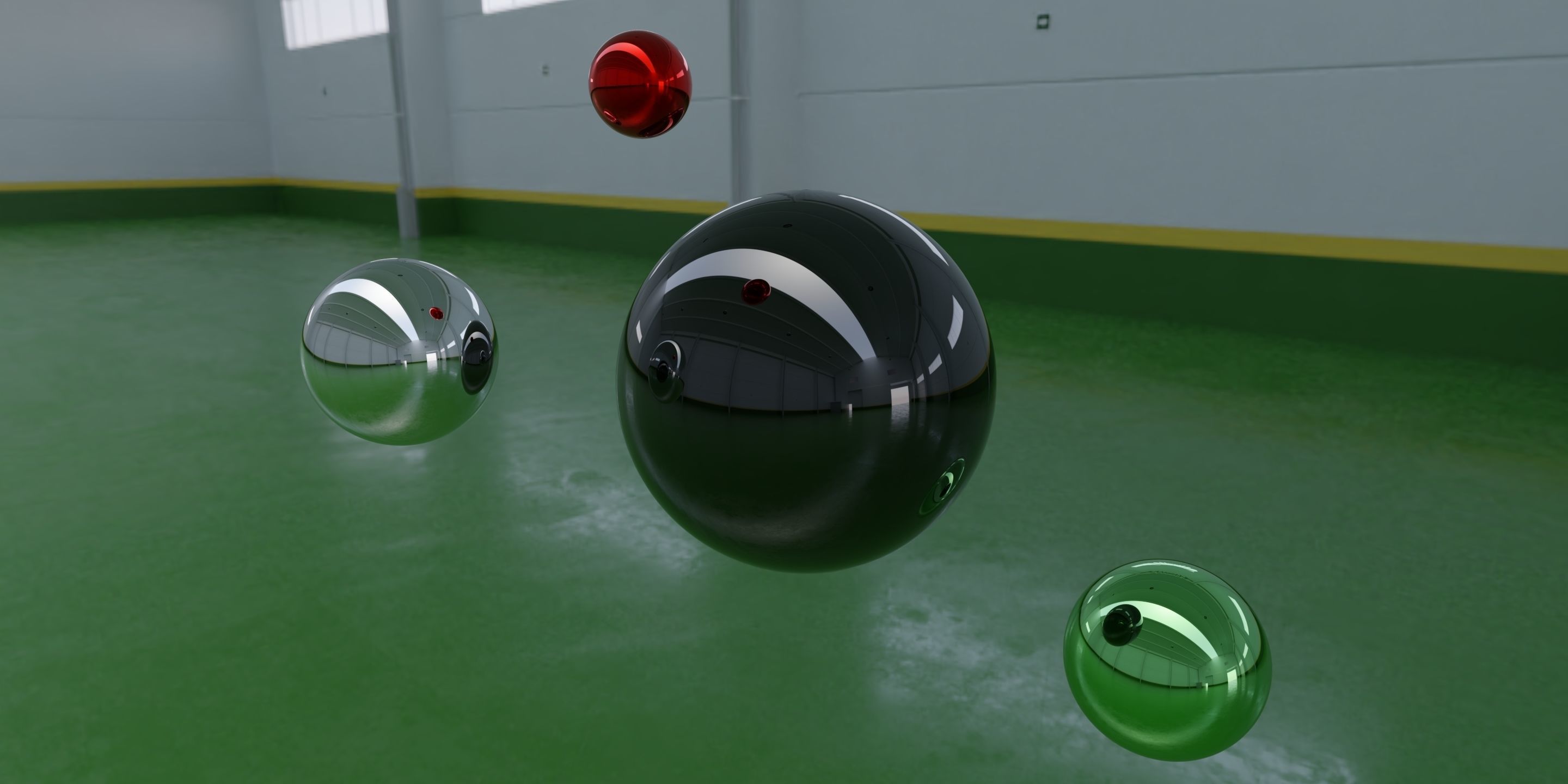 HDRI - Factory Hall Interior 4 Texture_4