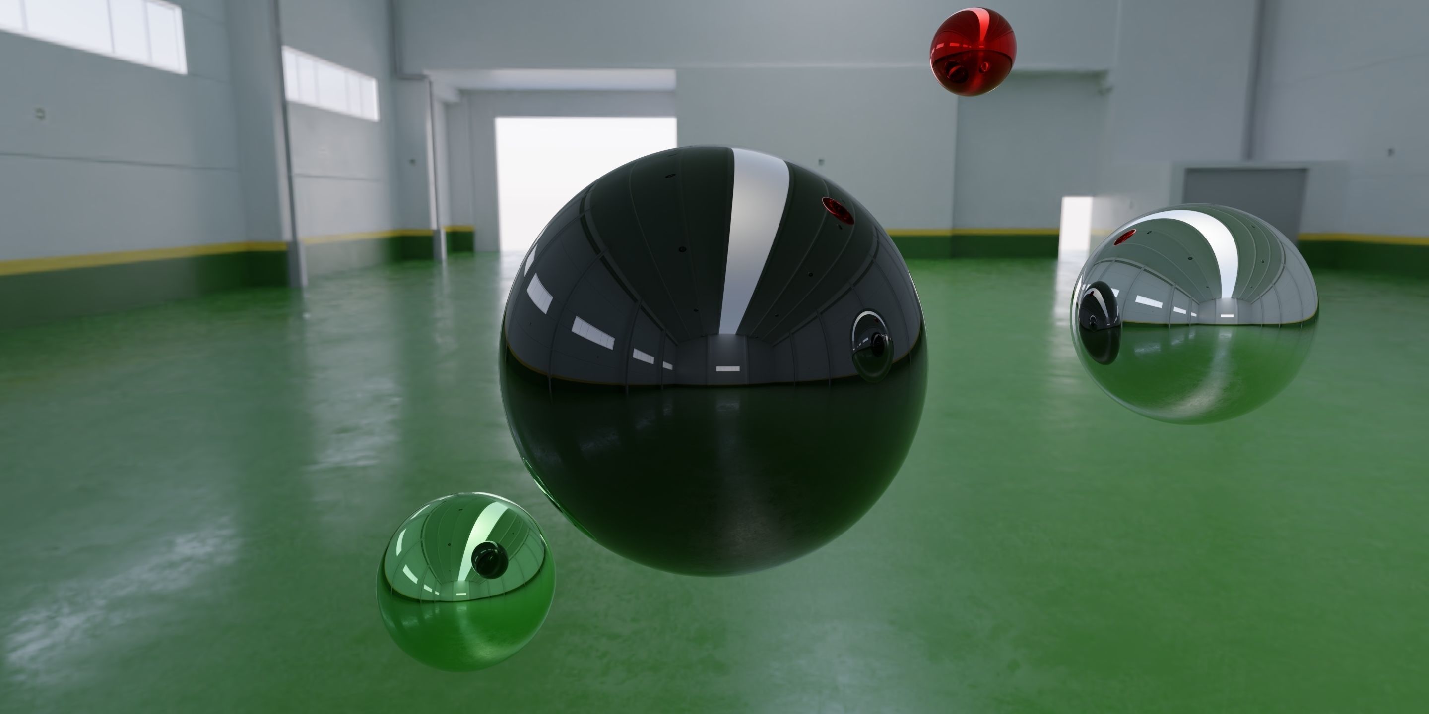 HDRI - Factory Hall Interior 4 Texture_1
