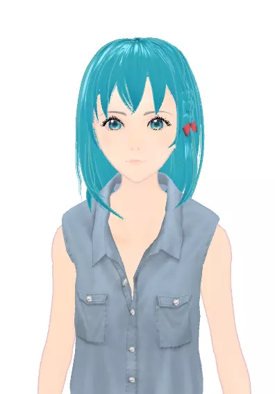 Unity Humanoid Model Anime010 Free 3D model