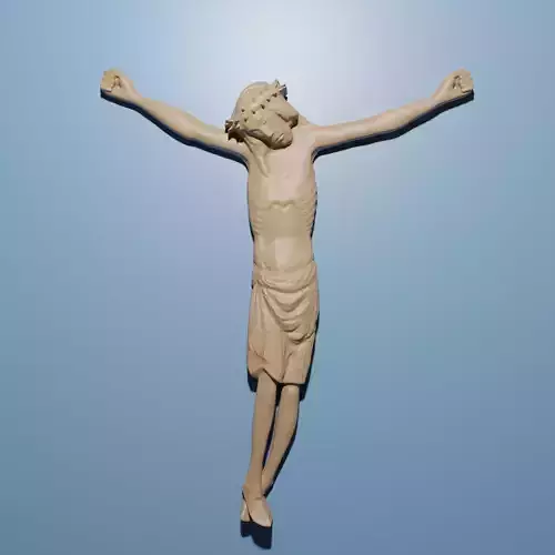 Cross Jesus Cross 3D STL Model for CNC Router Engraver Carving 