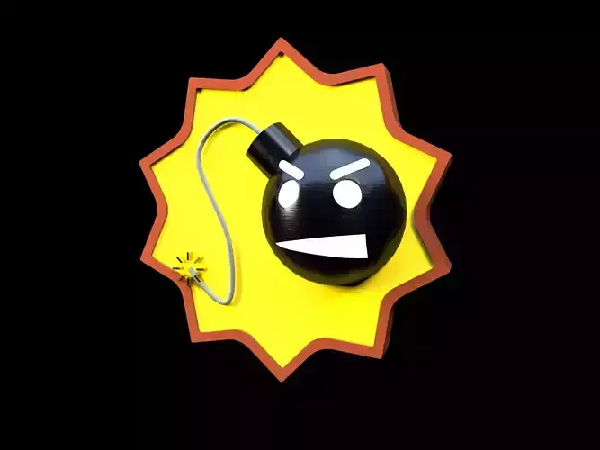 Serious Sam icon 3D model
