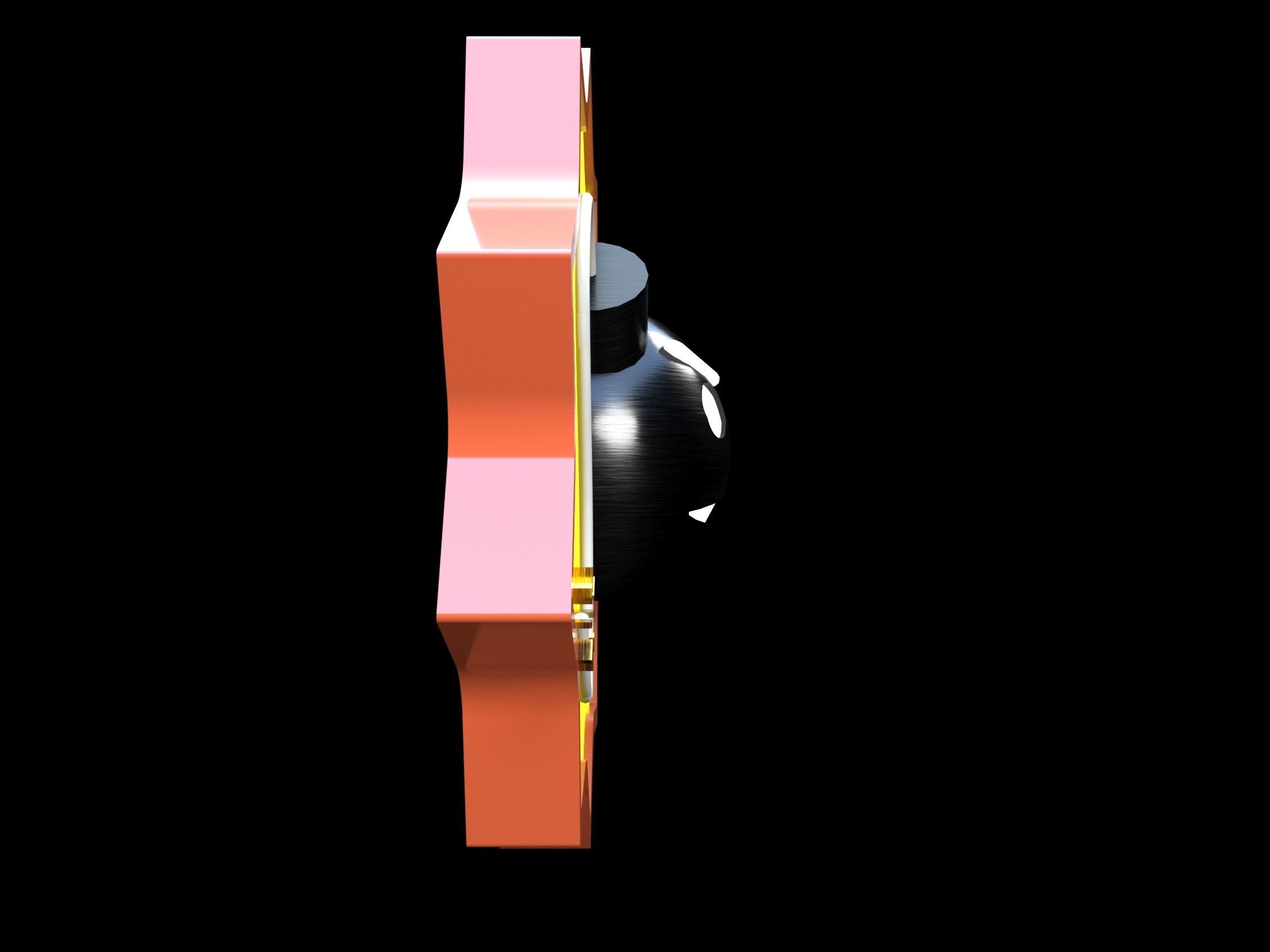 Serious Sam icon 3D model_4