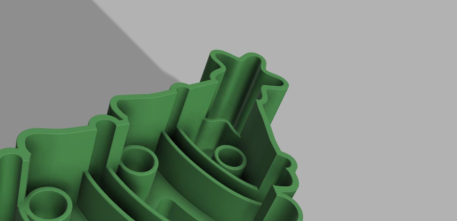 CHRISTMAS TREE COOKIE CUTTER 3D print model_3