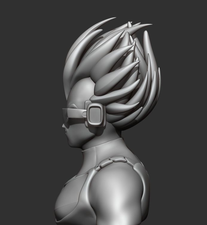 VEGETA DRAGON BALL Z - 3d print model 3D print model 3D model_4