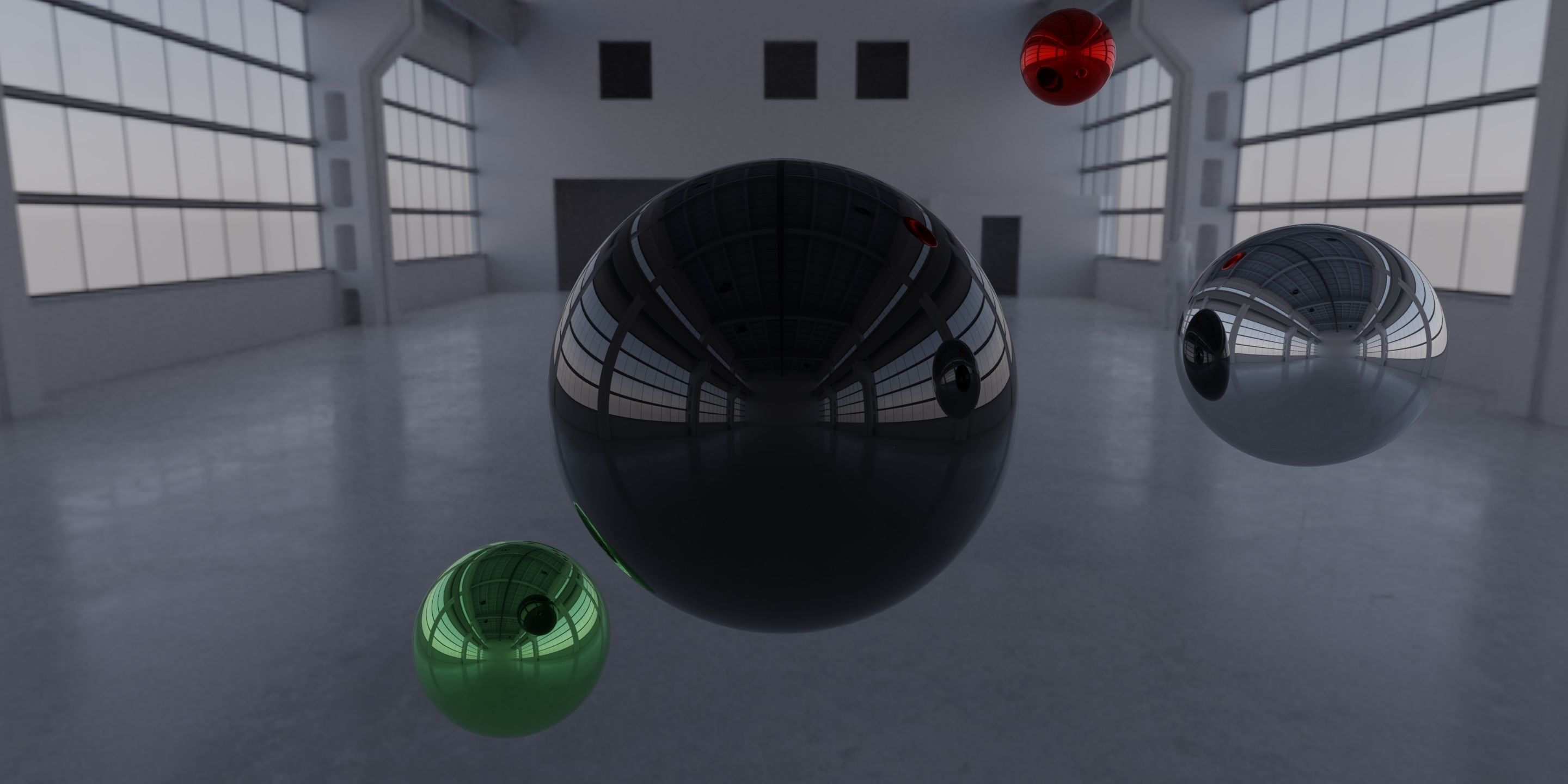 HDRI - Factory Hall Interior 3 Texture_1