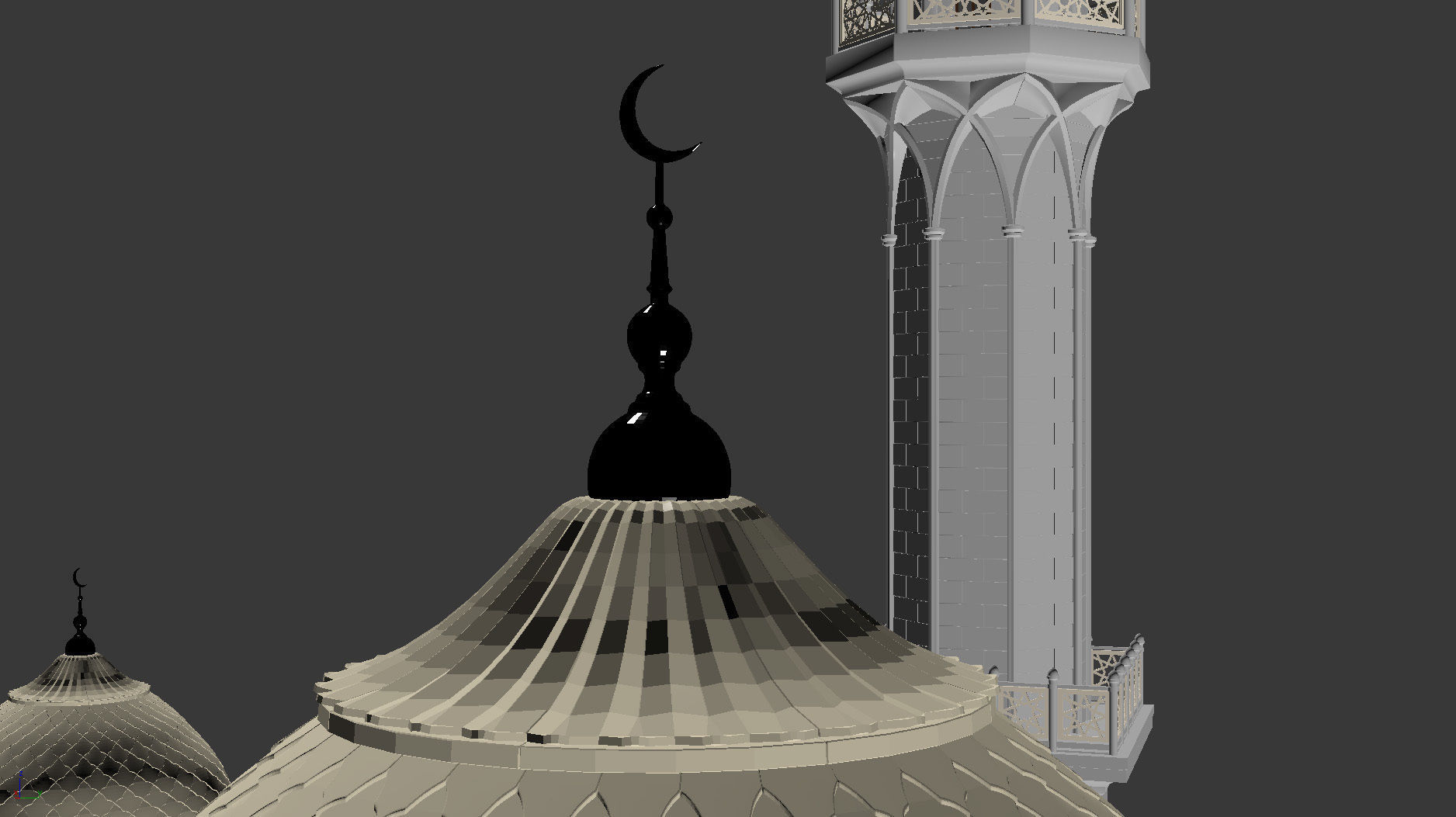 The White Mosque 3D model_11