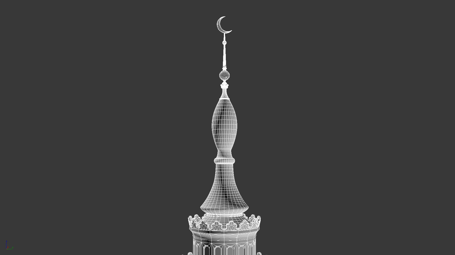 The White Mosque 3D model_14