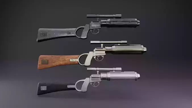 Blaster Rifle 3D model