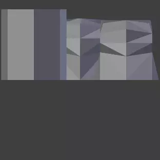 Uintatherium Tail and Torso STL 3D print model_0