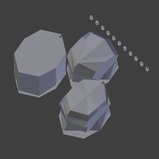 Uintatherium Tail and Torso STL 3D print model_9