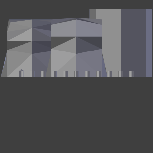 Uintatherium Tail and Torso STL 3D print model_3