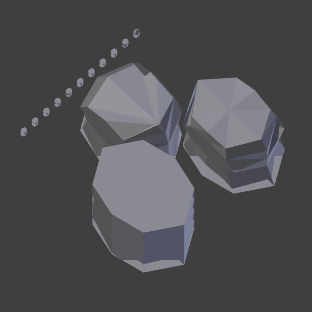 Uintatherium Tail and Torso STL 3D print model_8