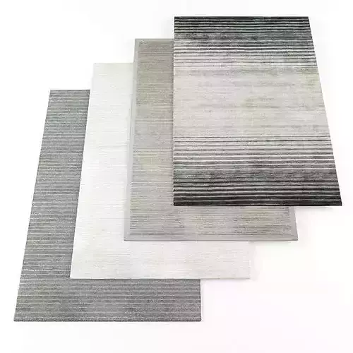 Rugs collection 003 Low-poly 3D model