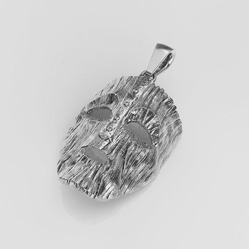 Loki Mask Pendant 3D print model 3D print model
