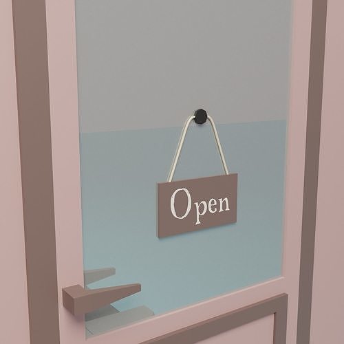 Bakery - Pastry Low-poly 3D model 4