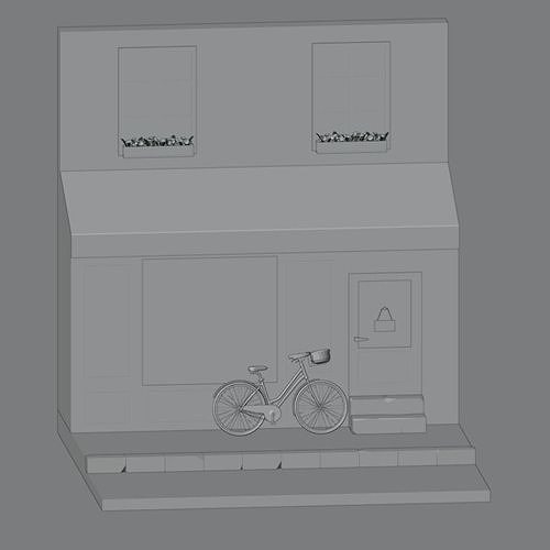 Bakery - Pastry Low-poly 3D model 2
