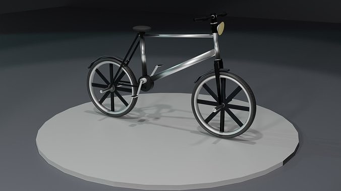 Bicycle Low-poly 3D model