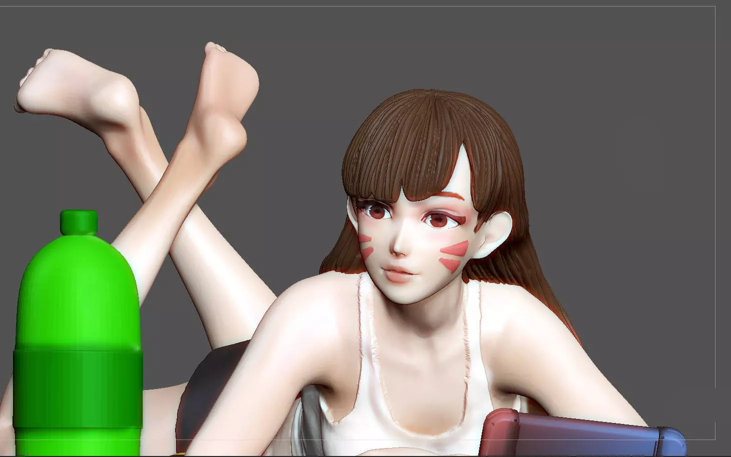 DVA OVERWATCH 3D PRINTING STL FILE DIVA 3D print model 3D print model_0