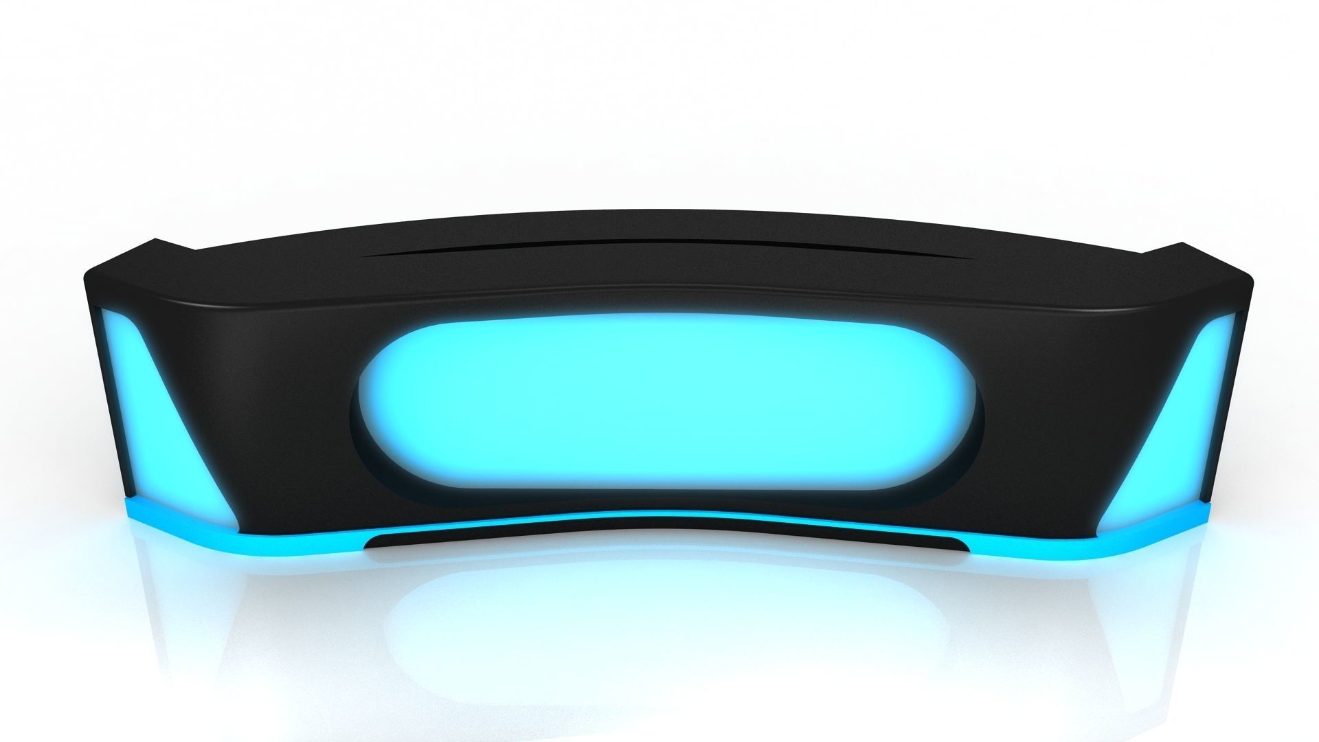 Studio News Desk 3D model_4