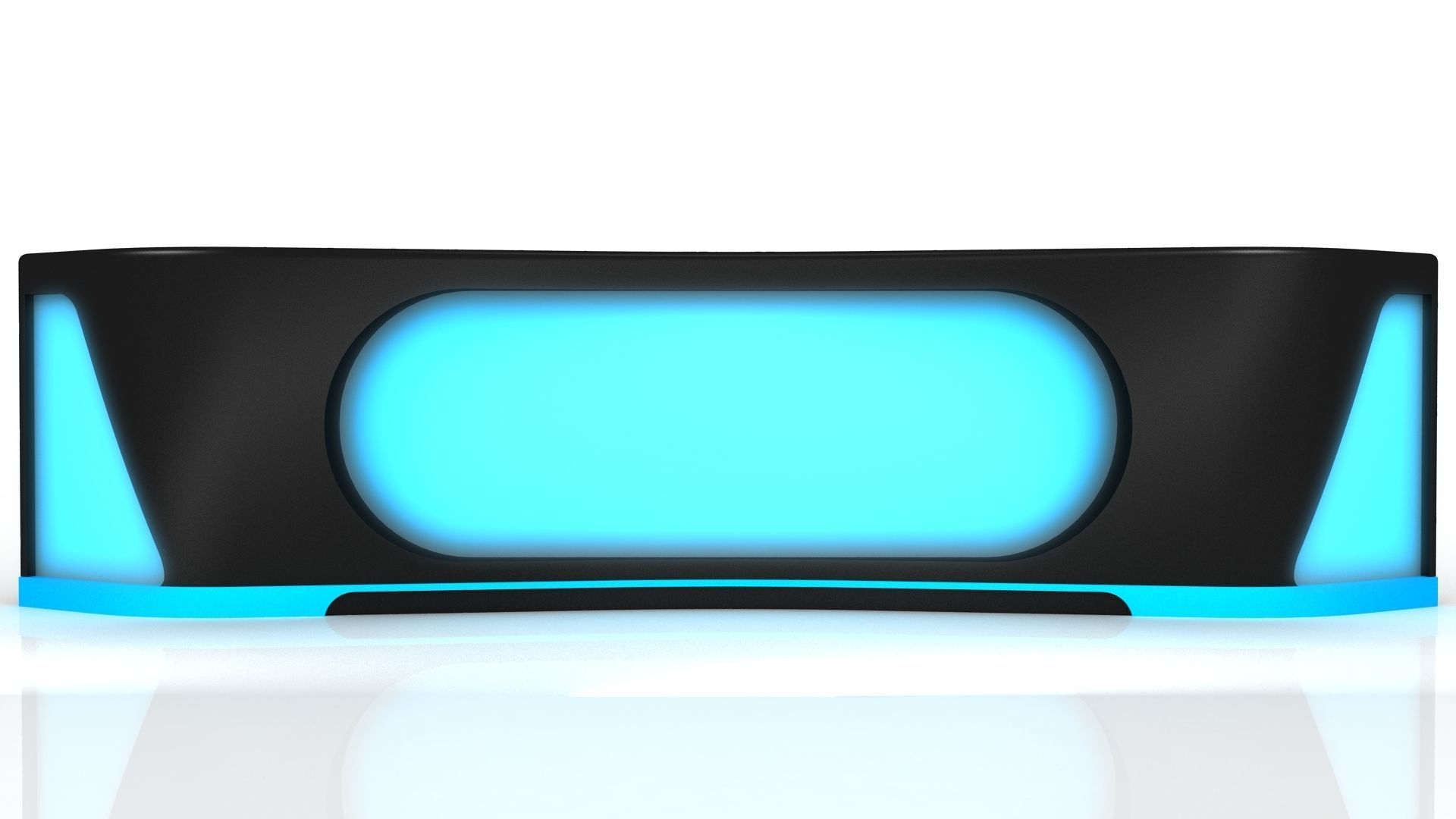 Studio News Desk 3D model_3