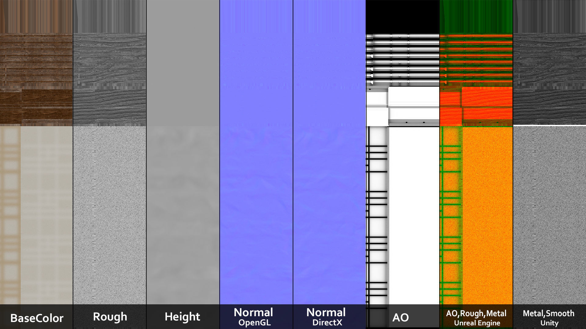 Japanese Shoji with designed lattice Low-poly 3D model_14