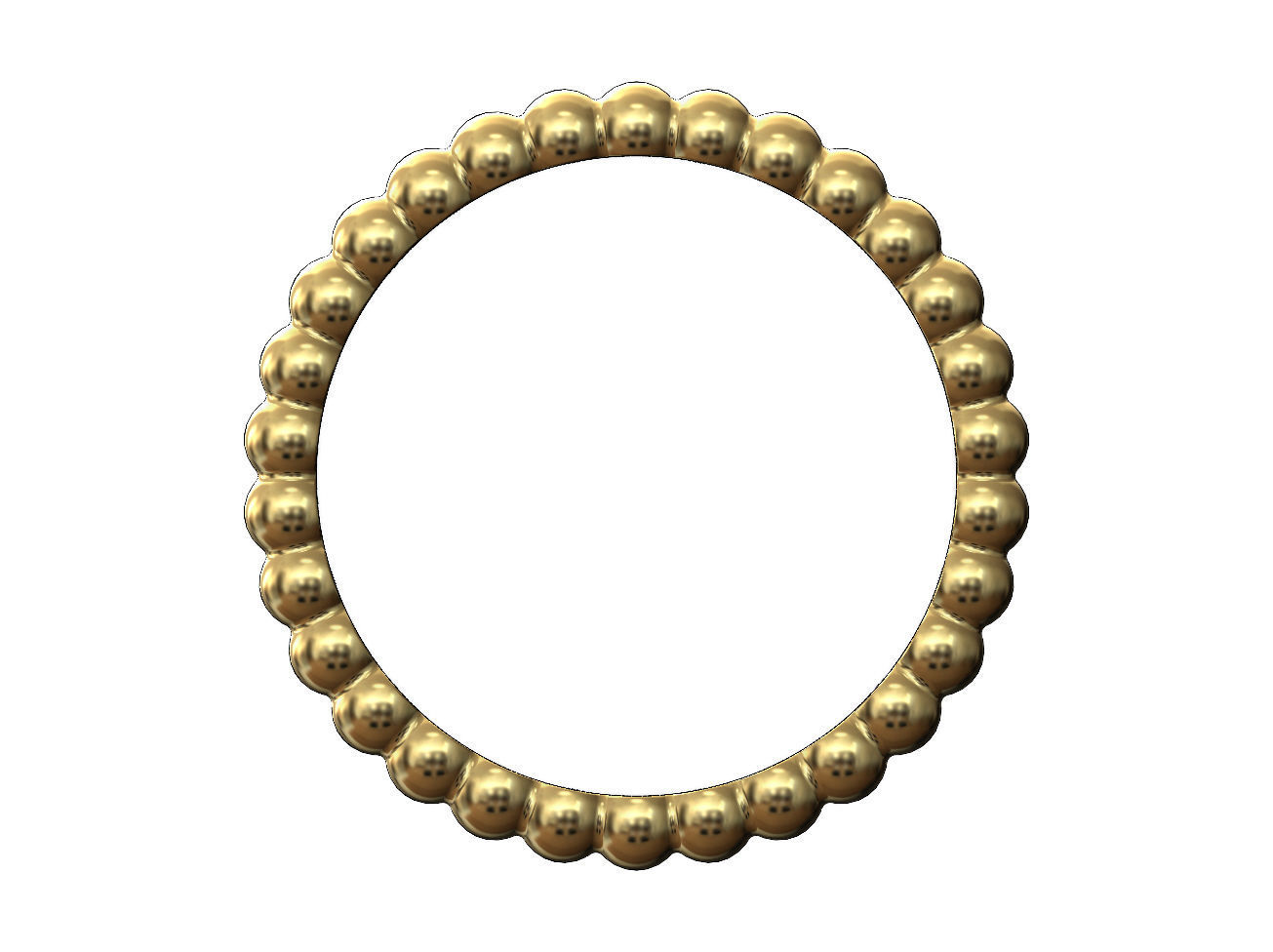 Bubble pattern band 3D print model_2