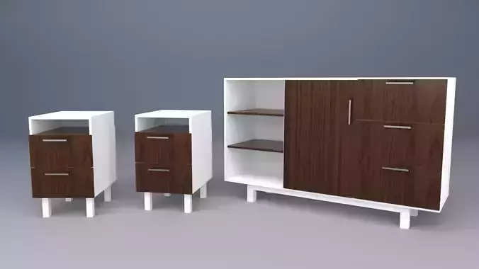 Sideboard and nightstands