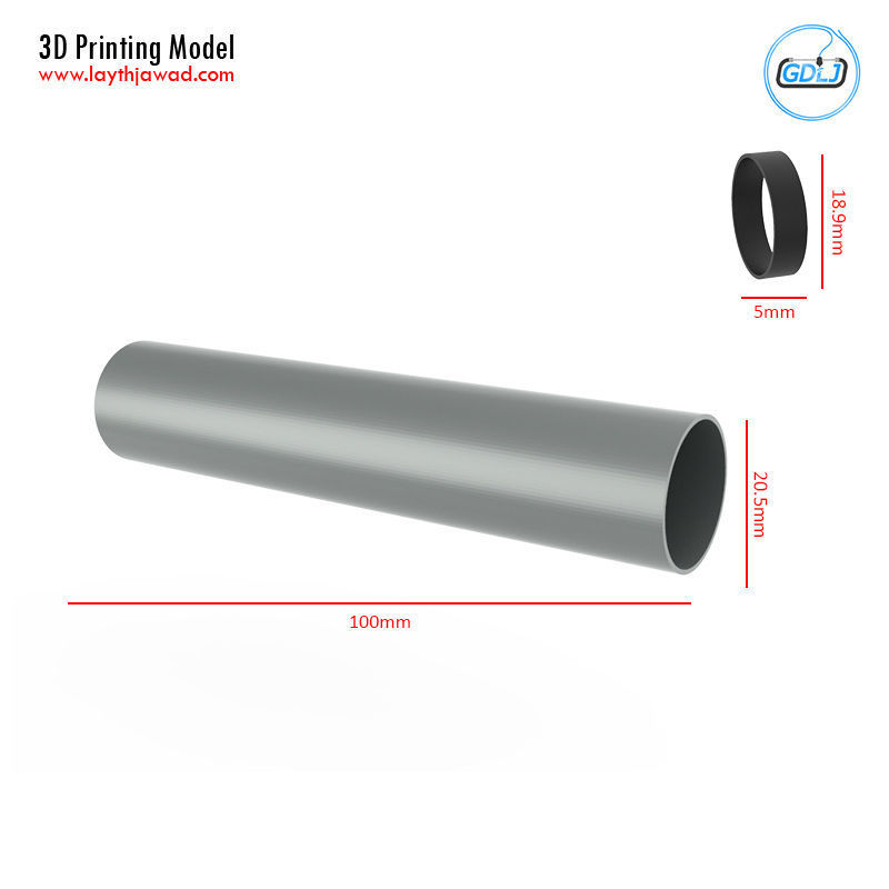 Sewage Pipe Assembly 3D print model_1