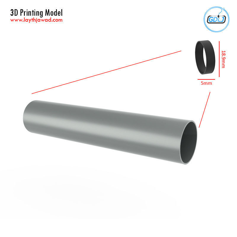 Sewage Pipe Assembly 3D print model_7