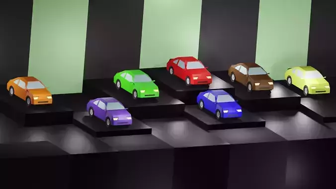 Lowpoly Vehicles - Part 5 - City Cars