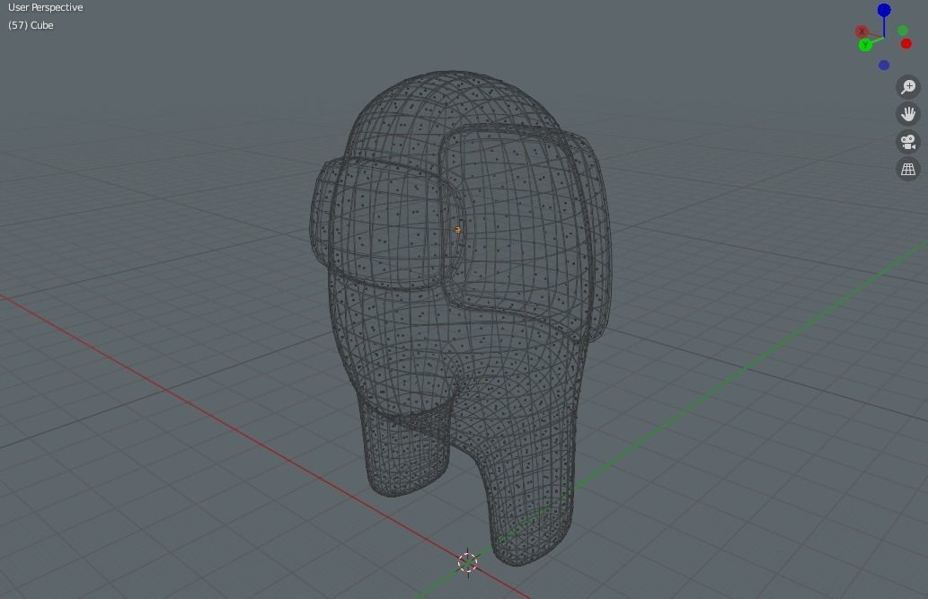 among us Rigged multicolor fbx  Low-poly 3D model_17