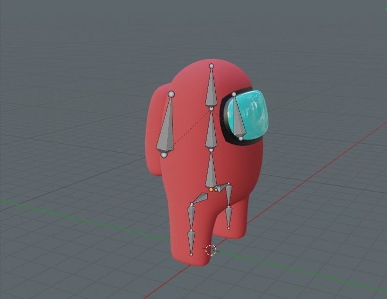 among us Rigged multicolor fbx  Low-poly 3D model_13