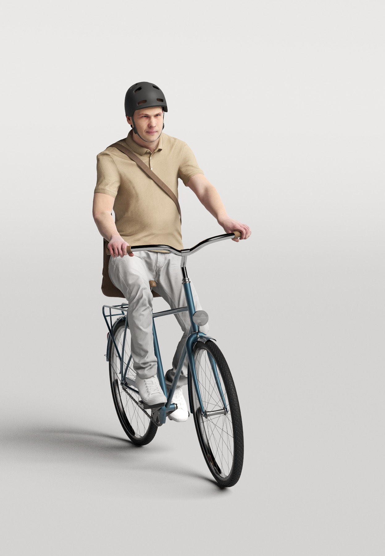 Humano Biking Man 0702 3D model_2